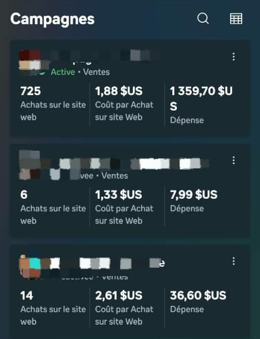 Gestion des réseaux sociaux & Meta Ads de Johannes Tonye — preuve 2