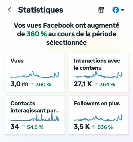 Gestion & stratégie social media de The Queen — preuve 2